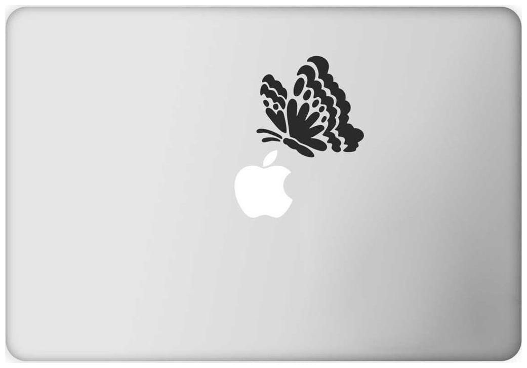 

ARWY Butterfly Lapton skin Stickers Black standard size