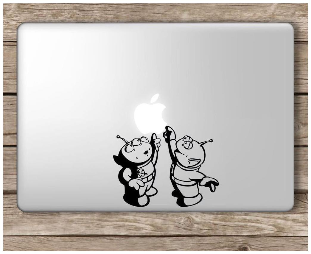 

ARWY Calvin and Hobbes in Box Laptop Vinyl Sticker (Black)Srabdard size