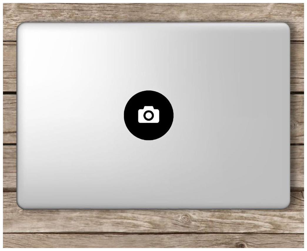 

ARWY Camera Logo Photography Photographer Laptop Vinyl Sticker (Black) standard size