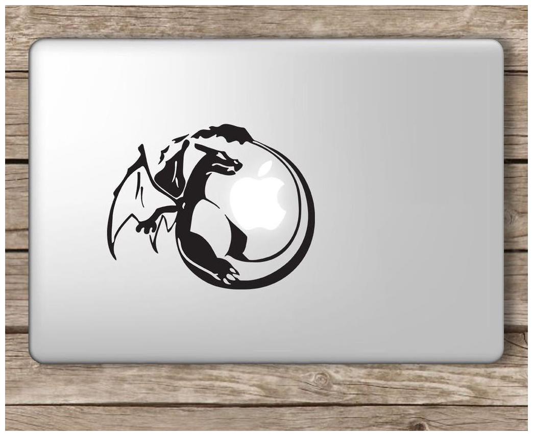 

ARWY Charizard Pokemon Laptop Vinyl Sticker (Black) standard size
