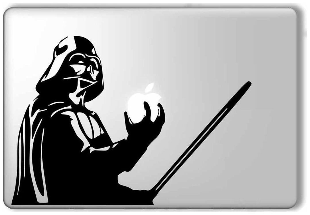 

ARWY Darth Vader Holding Lapton skin Stickers Black standard size
