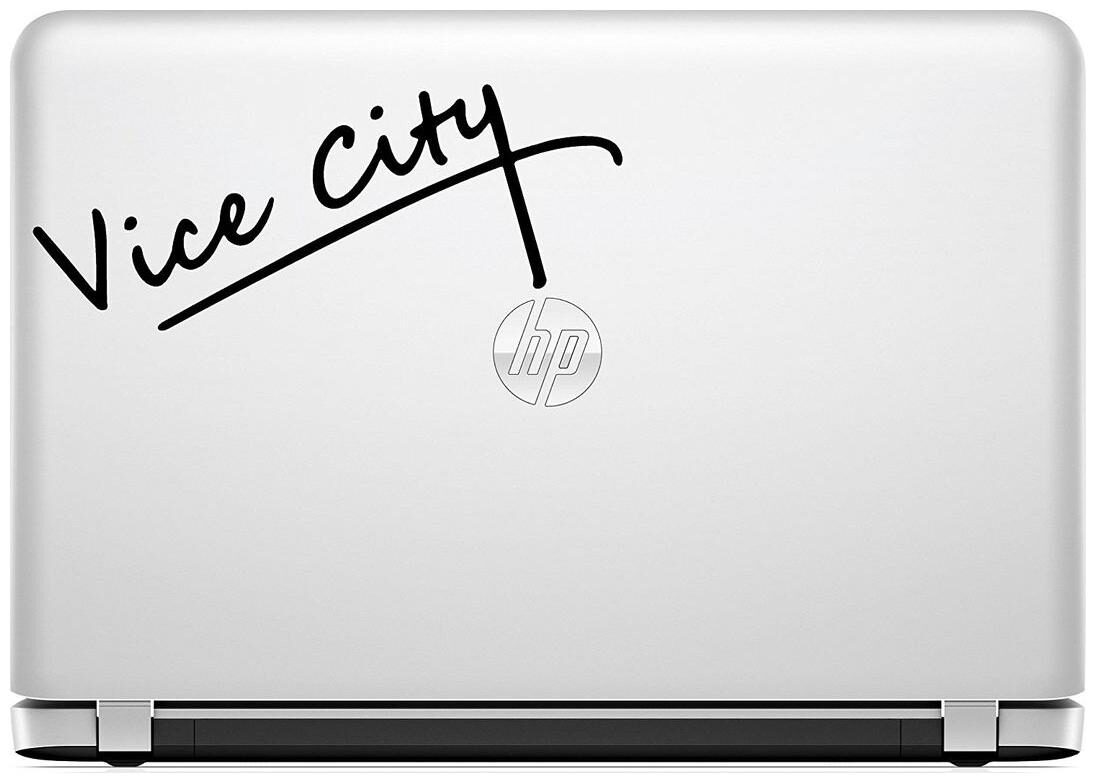 

ARWY Decepticon Logo Transformers Laptop Vinyl Sticker (Black) standard size
