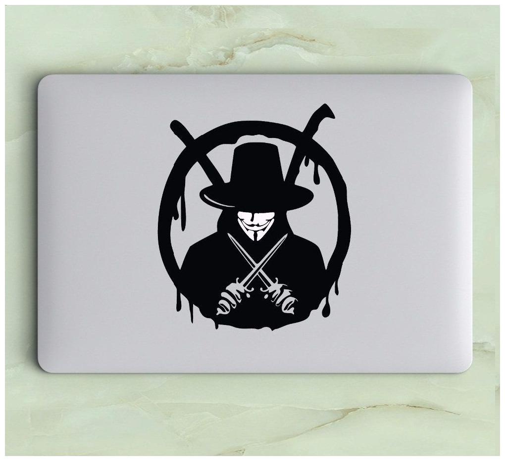

ARWY Devil Logo Laptop Sticker Vinyl Decal B437 (Black)Srabdard size