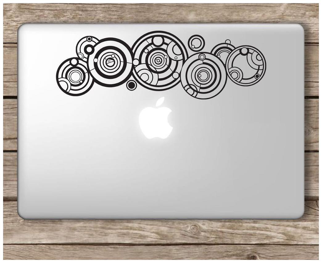 

ARWY Doctor Who Name Gallifreyan Dr Who Laptop Vinyl Sticker (Black)Srabdard size