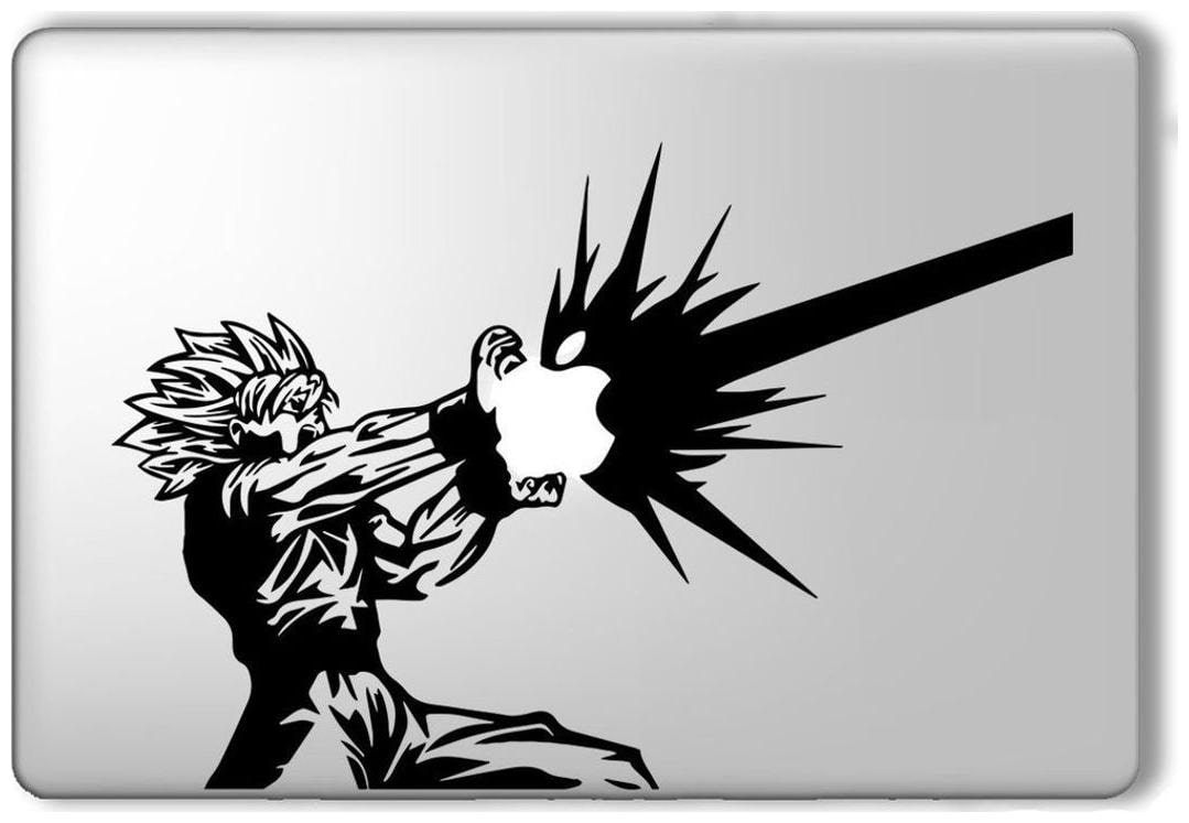 

ARWY Goku Kamehameha Lapton skin Stickers Black standard size