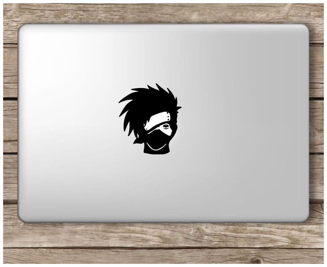 

ARWY Hatake Kakashi Head Laptop Vinyl Sticker (Black)standard size