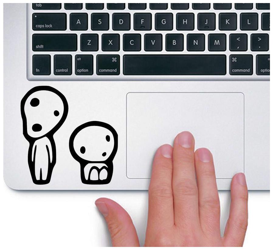 

ARWY Kodama Spirits Princess Mononoke Laptop Vinyl Sticker (Black)Srabdard size