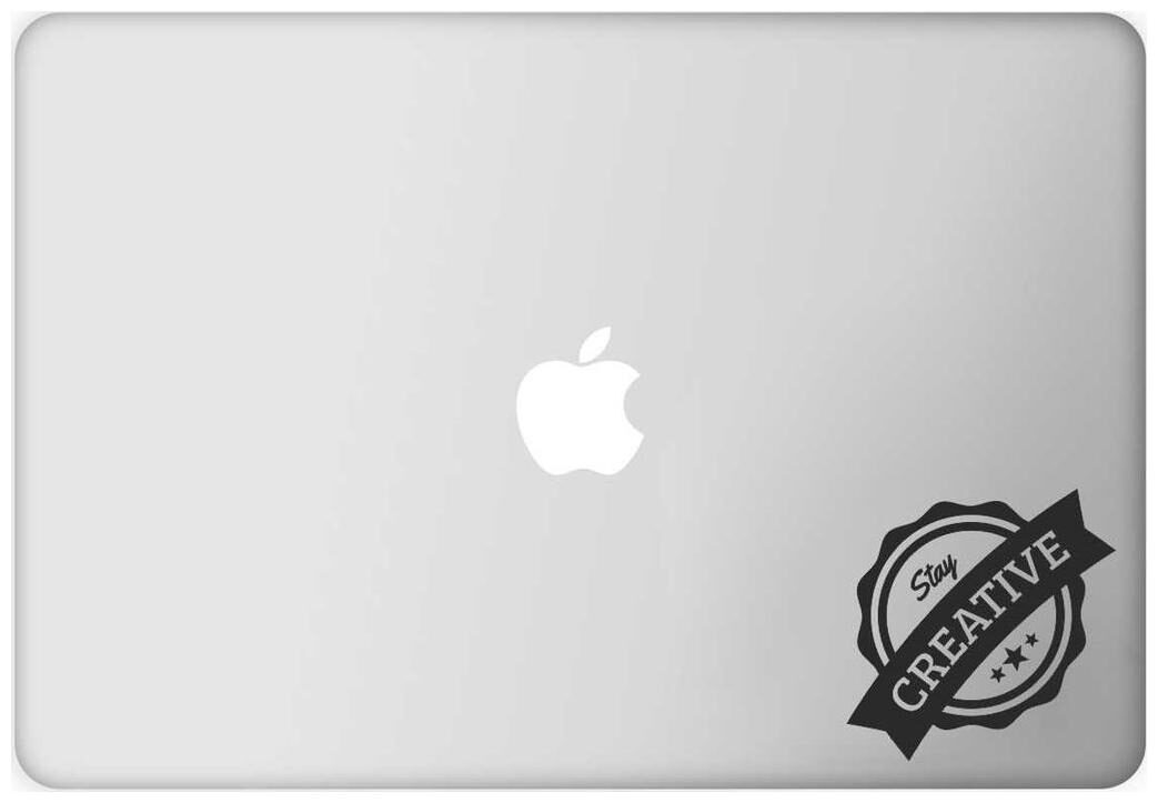 

ARWY Laptop Decal Stay Creative Height -3 88cmWidth -2 78cm)( Pack of 1 ) Sticker