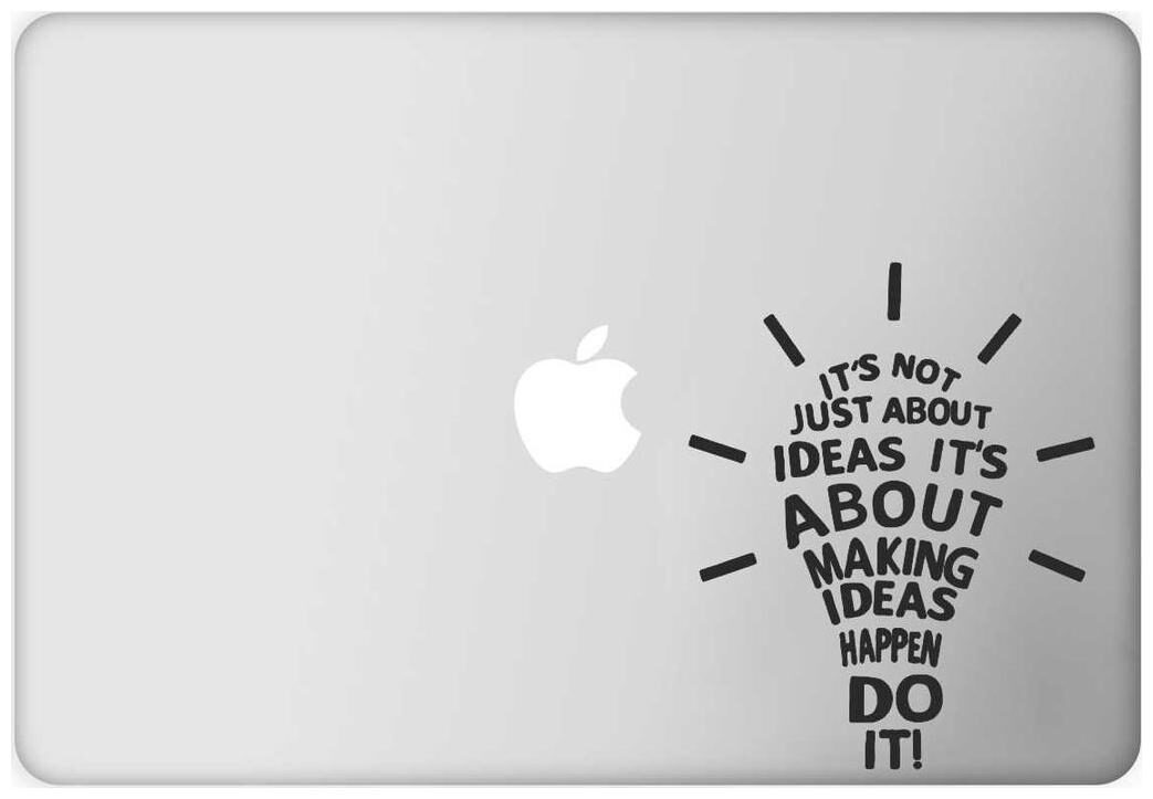 

ARWY Laptop Decal Idea Height -4 81cmWidth -6cm)( Pack of 1 ) Sticker