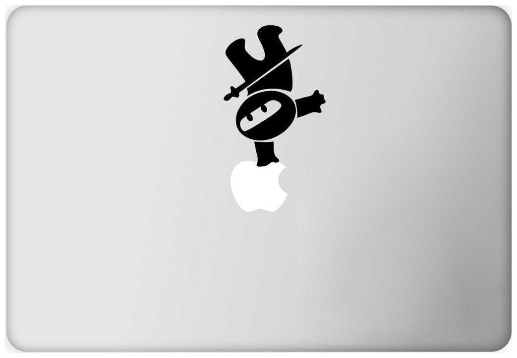 

ARWY Laptop Decal Ninja(3) ( Height - 6 85 cm (2 7 inch) X Width - 8 81 cm (3 74 inch)) ( Material - Removable Vinyl Sticker )( Pack of 1 ) Sticker