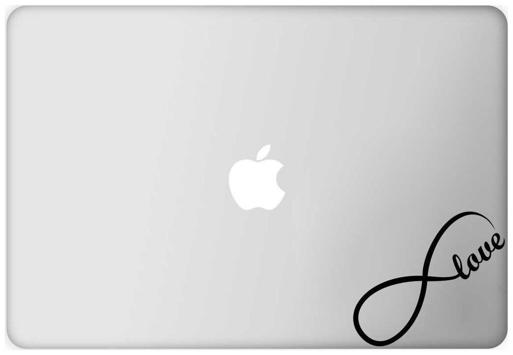 

ARWY Laptop Decal Love Heart-In Height -4 63cmWidth -1 52cm)( Pack of 1 ) Sticker