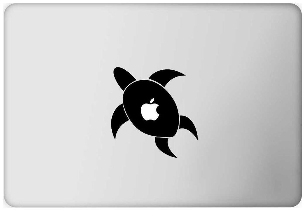 

ARWY Laptop Decal Tortoise ( Height - 9 85 cm (3 88 inch) X Width - 10 31 cm (4 06 inch)) ( Material - Removable Vinyl Sticker )( Pack of 1 ) Sticker