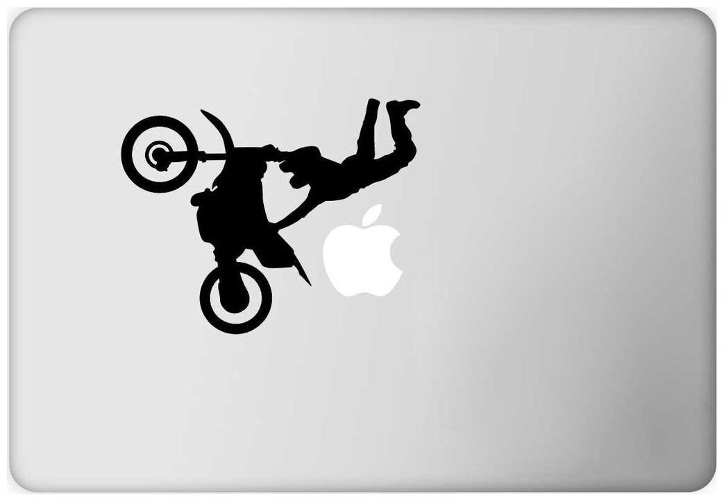 

ARWY Laptop Decal Dirty Bike Racing ( Height - 14 35 cm (5 65 inch) X Width - 11 32 cm (4 46 inch)) ( Material - Removable Vinyl Sticker )( Pack of 1 ) Sticker