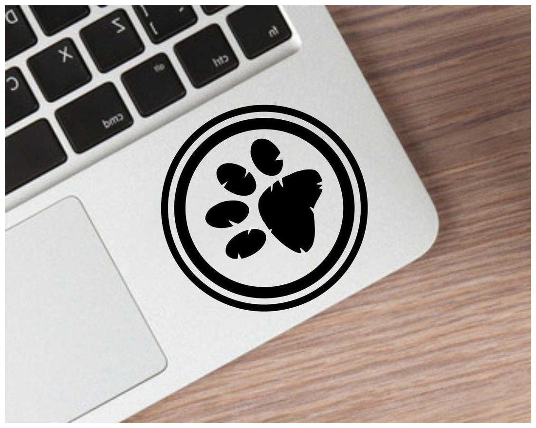 

ARWY Laptop Decal Dog ( Height - 4 01 cm (1 58 inch) X Width - 4 01 cm (1 58 inch)) ( Material - Removable Vinyl Sticker )( Pack of 1 ) Sticker
