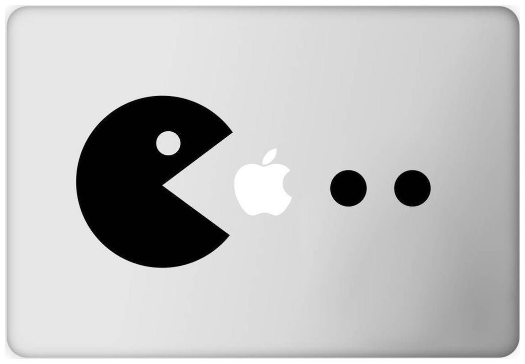 

ARWY Laptop Decal Pa cman 2 ( Height - 14 88 cm (5 86 inch) X Width - 11 65 (4 59 inch)) ( Material - Removable Vinyl Sticker )( Pack of 1 ) Sticker