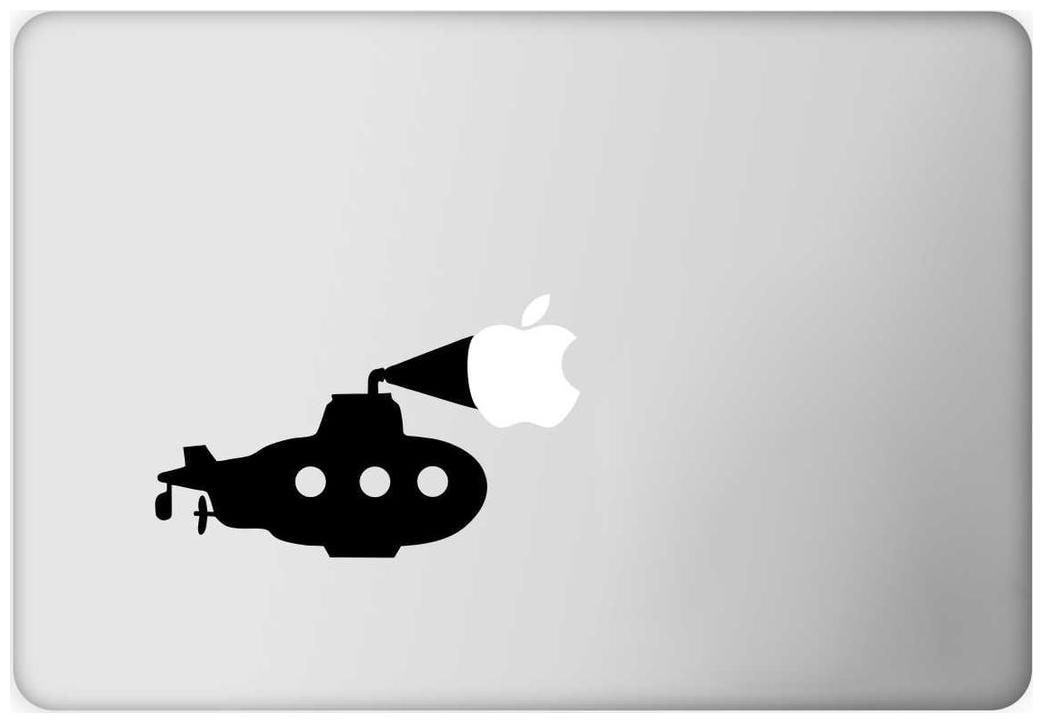 

ARWY Laptop Decal Submarine ( Height - 11 07 cm (4 36 inch) X Width - 7 41 cm (2 92 inch)) ( Material - Removable Vinyl Sticker )( Pack of 1 ) Sticker