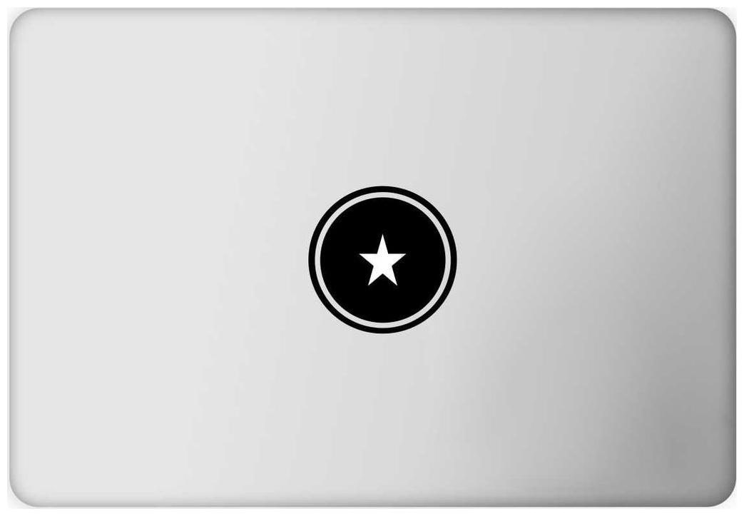 

ARWY Laptop Decal Star Height -2 74cmWidth -2 72cm)( Pack of 1 ) Sticker