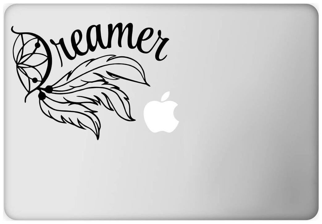 

ARWY Laptop Decal Dreamer Height -6 71cmWidth -4 98cm)( Pack of 1 ) Sticker