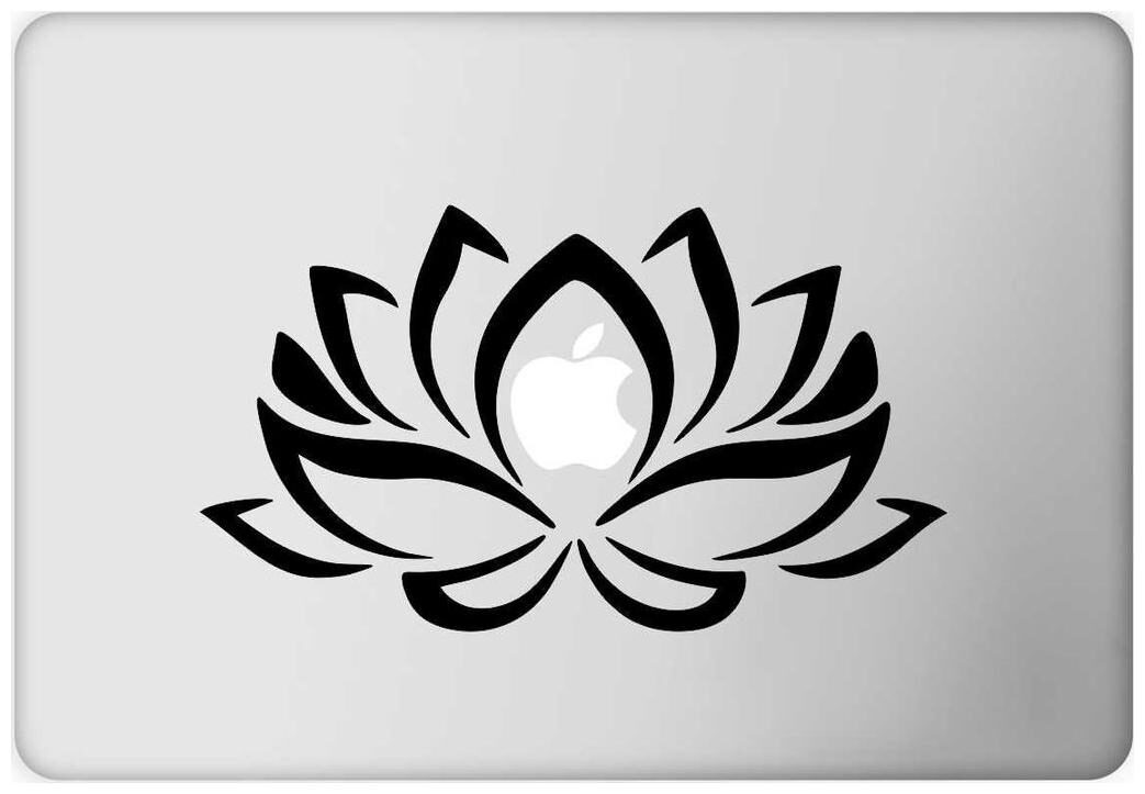 

ARWY Laptop Decal Lotus ( Height - 22 58 cm (8 89 inch) X Width - 12 90 cm (5 08 inch)) ( Material - Removable Vinyl Sticker )( Pack of 1 ) Sticker