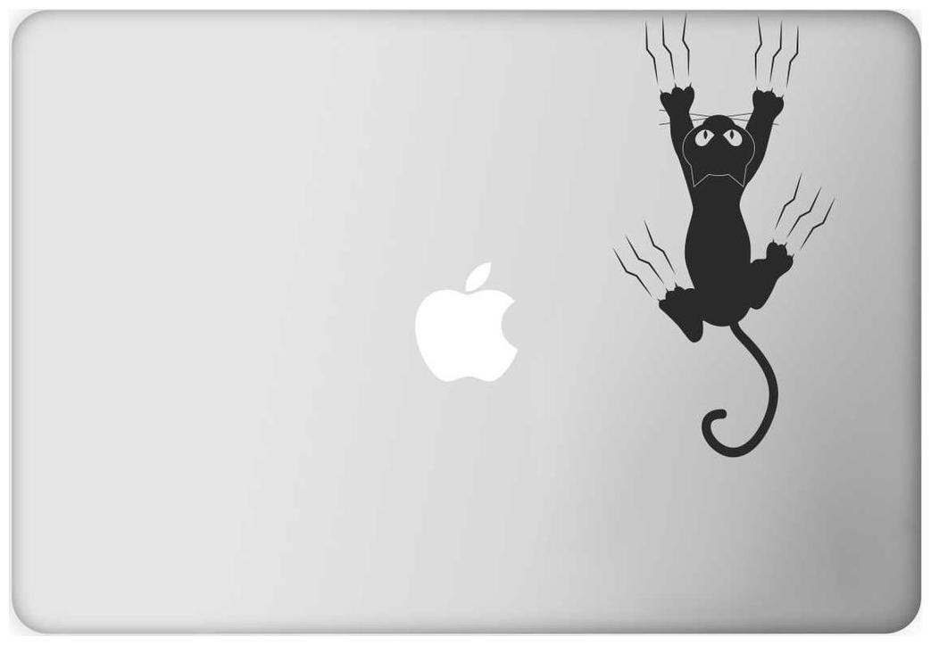 

ARWY Laptop Decal Cat Height -6 4cmWidth -3cm)( Pack of 1 ) Sticker