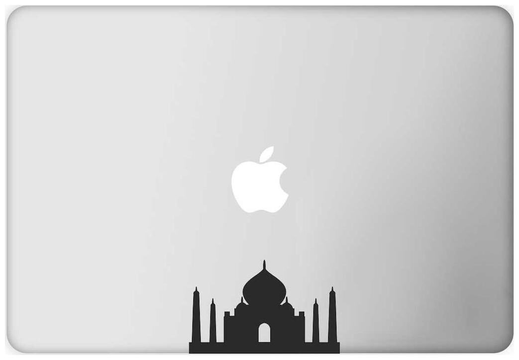 

ARWY Laptop Decal Taj Mahal Height -3 97cmWidth -2 48cm)( Pack of 1 ) Sticker
