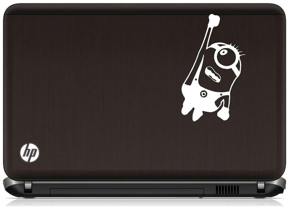 

ARWY Ominous Logo Laptop Sticker Vinyl Decal CV641 (White) standard size