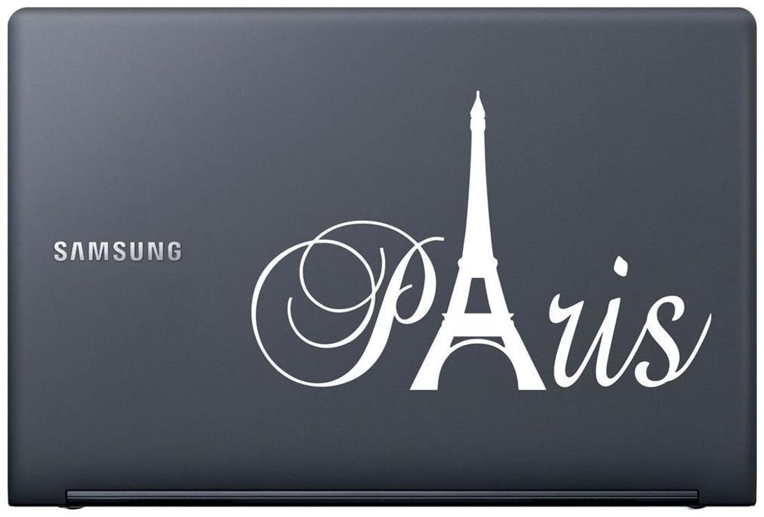 

ARWY Paris Logo All Laptop Vinyl Sticker Decal (White)standard size