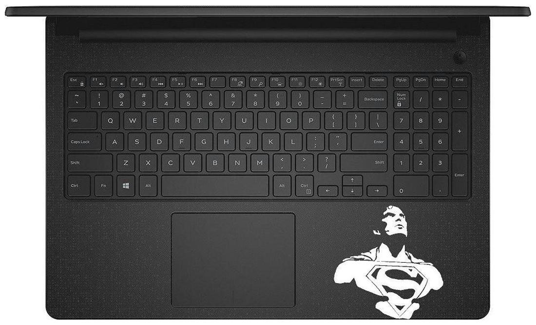 

ARWY Superhero Logo Laptop Sticker Vinyl Decal (W69) (White) standard size