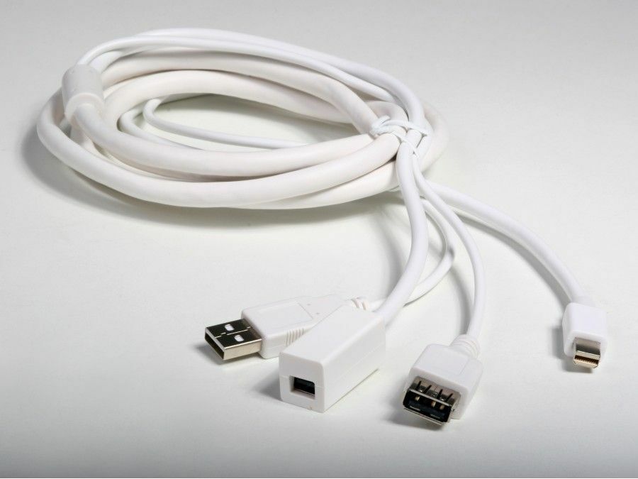 

Atlona 6ft Mini DisplayPort USB Male Female Extension Cable (White)