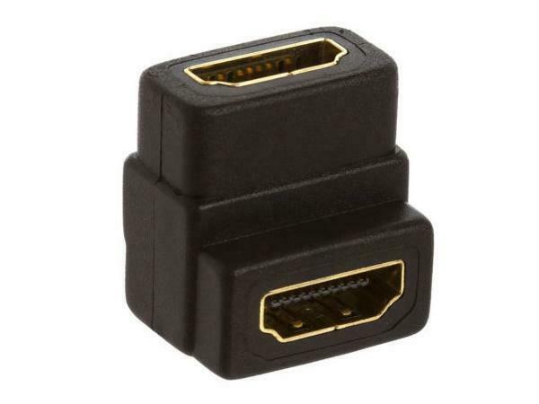

Atlona AT-HD-90-AD HDMI to HDMI Coupler Female 90 Degree Gold Plated Connectors