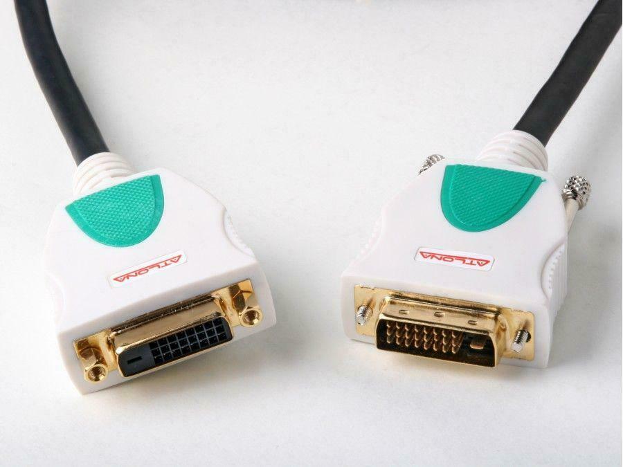

Atlona AT14012-2 2M (6FT) DVI MALE TO DVI FEMALE DIGITAL VIDEO EXTENSION CABLE