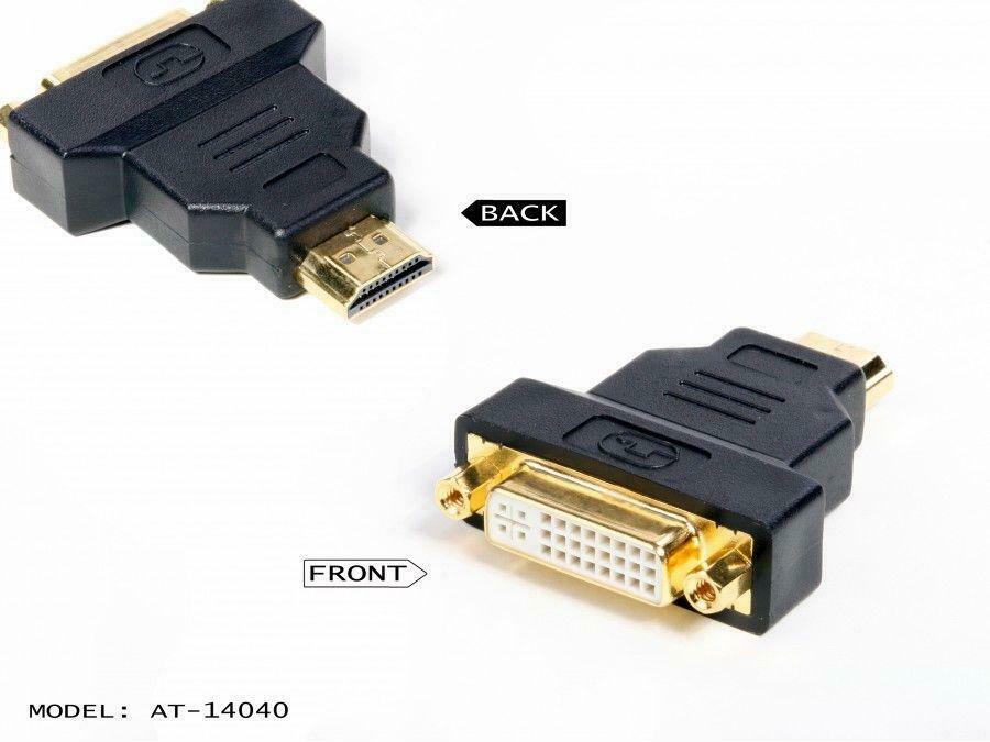 

Atlona AT14040 DVI FEMALE TO HDMI MALE ADAPTER