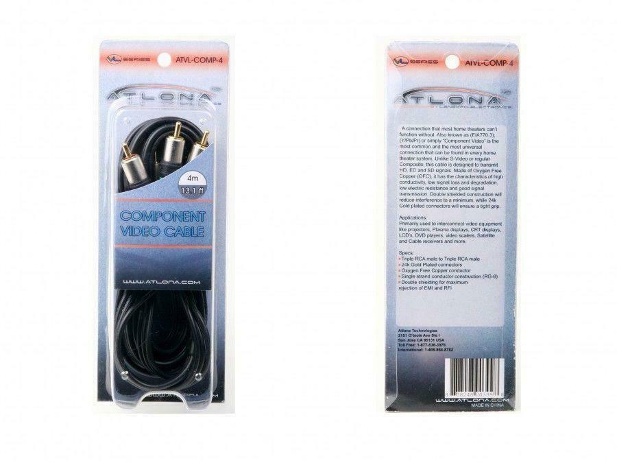 

Atlona ATVL-COMP-4 4M (13FT) COMPONENT VIDEO CABLE (VALUE SERIES)