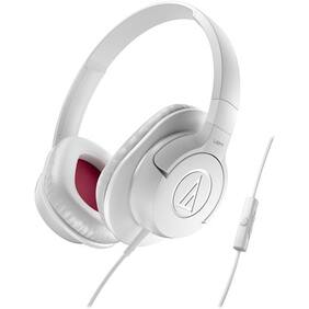 Audio-Technica ATH-AX1iS WH Wired Over Ear Headphone (White)