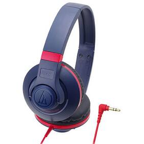 Audio-Technica ATH-S300 NV Wired On Ear Headset (Blue)