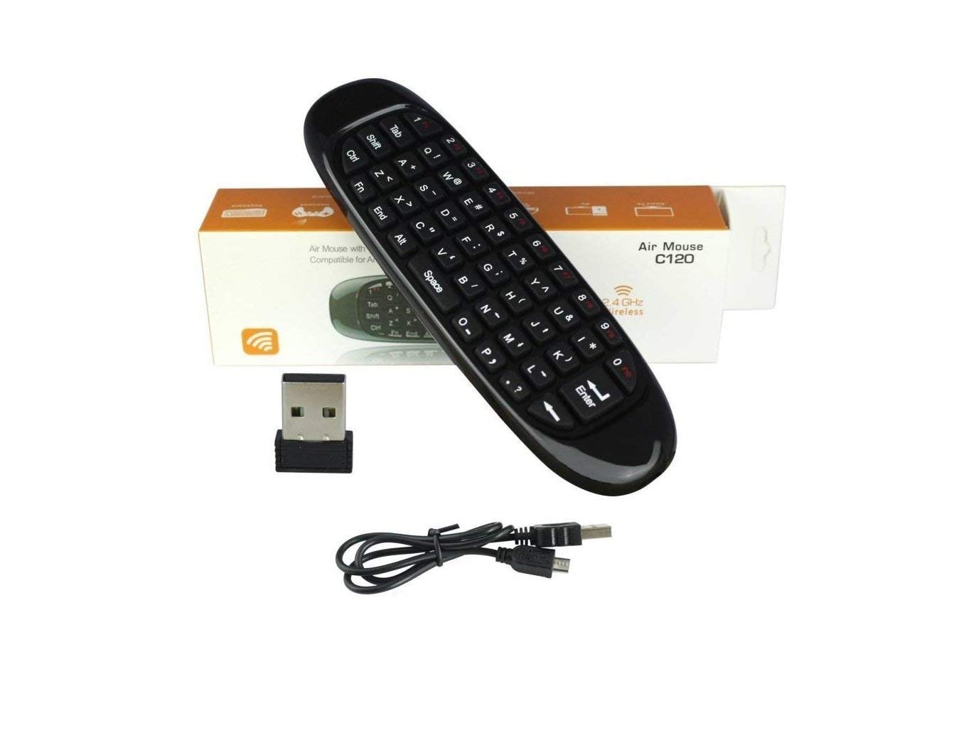 

AUSHA Air Mouse 2 4G Wireless Smart Remote for Android TV Android Box Mini PC Air Mouse with QWERTY Keyboard and Motion Control Universal Remote Controller Sony Samsung Toshiba Kodak Mi LG Vu