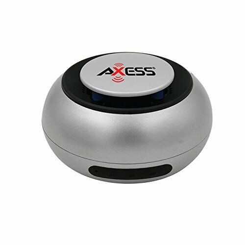 

AXESS Bluetooth Speaker Built-In Rechargeable Battery Silver SPBW1048SL