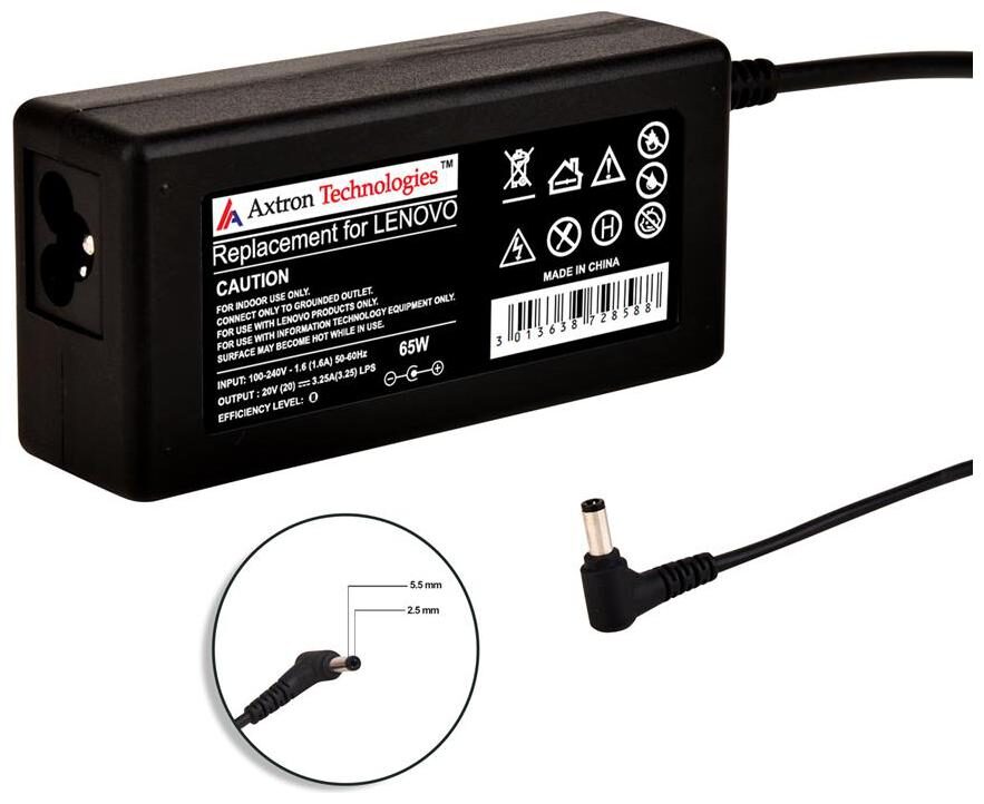 

Axtron Technologies 65W Replacement adapter for Lenovo 20V 3 25A
