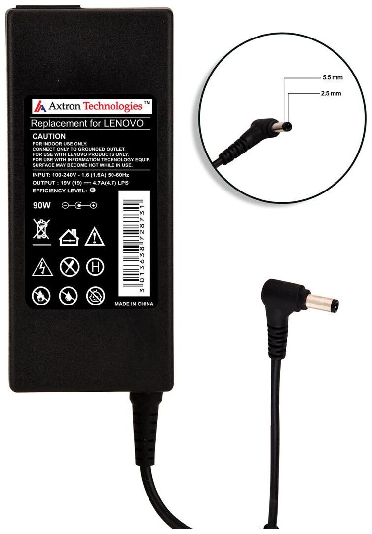 

Axtron Technologies 90W Replacement adapter for Lenovo 19V 4 7A