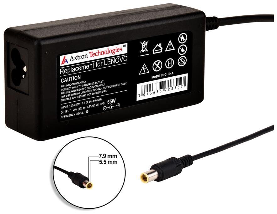 

Axtron Technologies 65W Replacement adapter for Lenovo 20V 3 25A