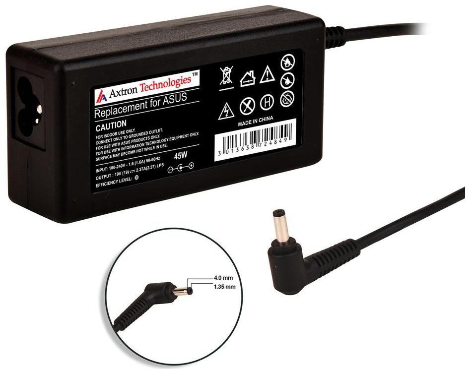 

Axtron Technologies 45W Replacement adapter for ASUS 19V 2 37A