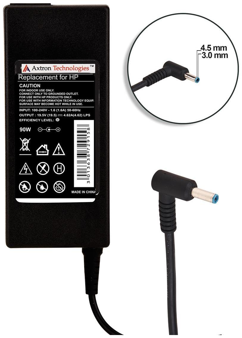 

Axtron Technologies 90W Replacement adapter for HP 19 5V 4 62A (UltraBook)