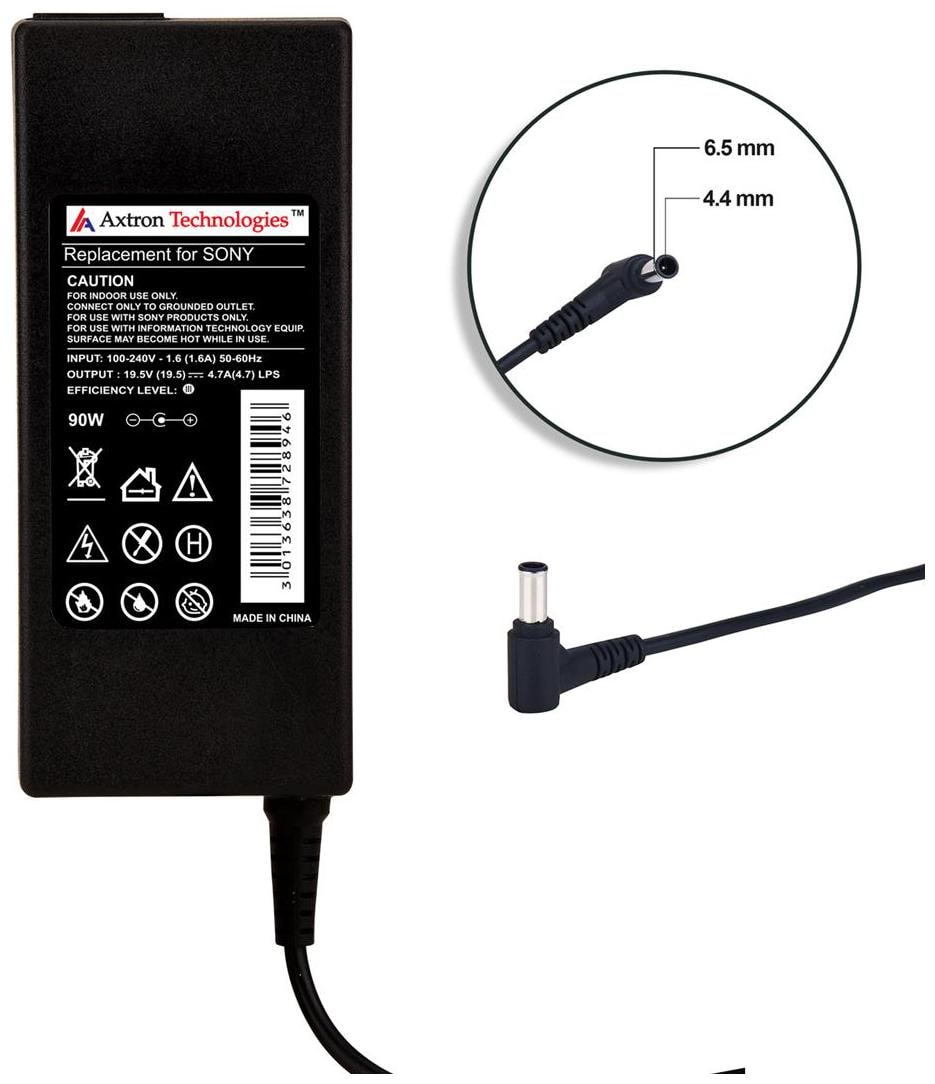 

Axtron Technologies 90W Replacement adapter for Sony 19 5V 4 7A