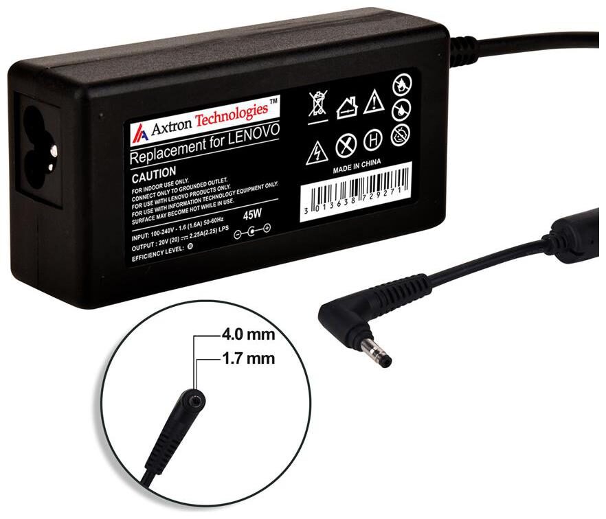 

Axtron Technologies 45W Replacement adapter for Lenovo 20V 2 25A