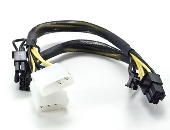 

AYA 14 2x 4-Pin Molex to 8 PCIE2 8-Pin (6 2) 6 PCIE2 8-Pin (6 2)