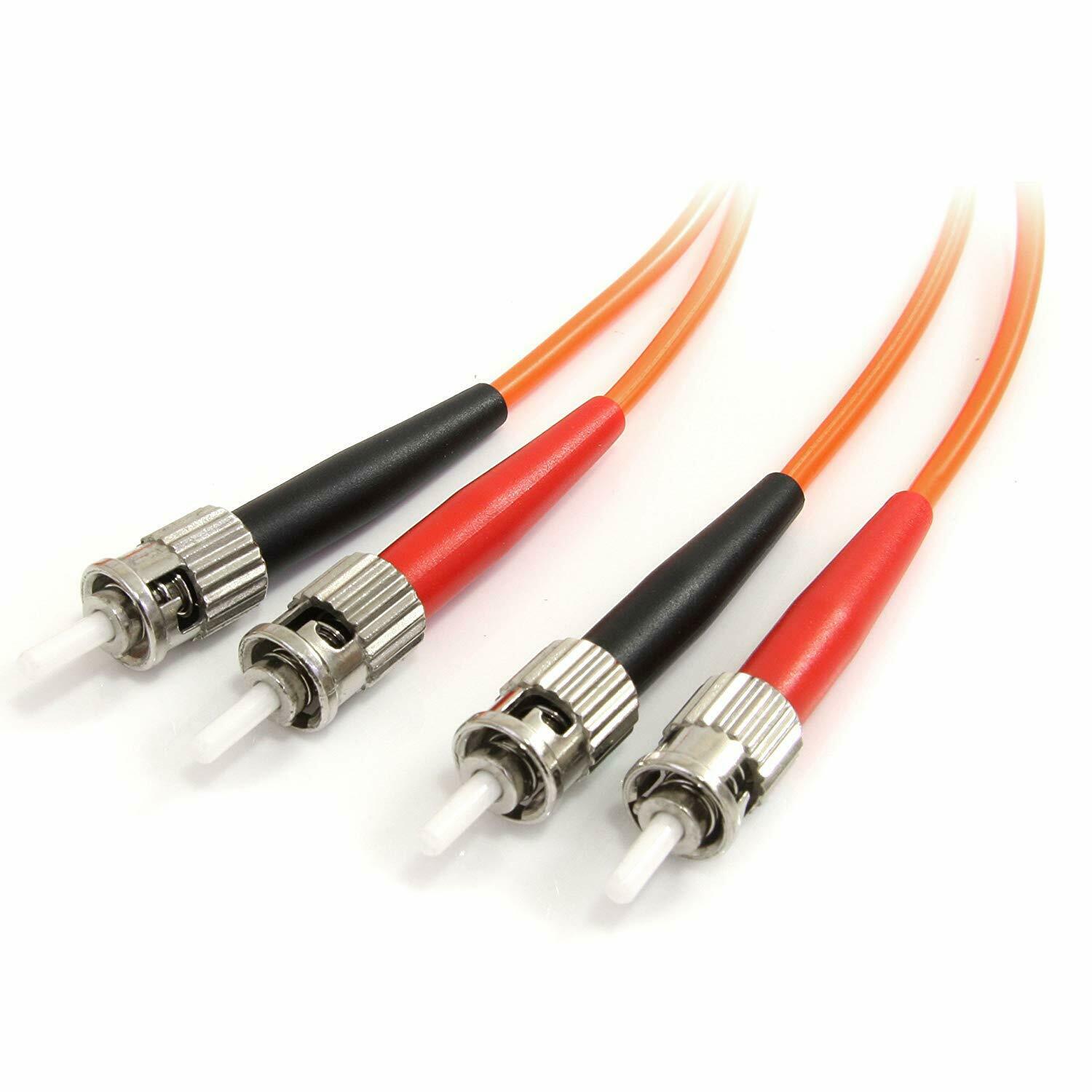 

AYA OM2 ST ST 50 125 Multi-Mode Duplex Fiber Patch Cable (1M 5M)