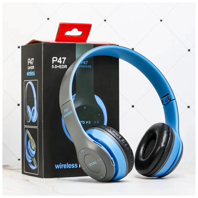 

AZANIA P-47 On-Ear Bluetooth Headset ( Blue )