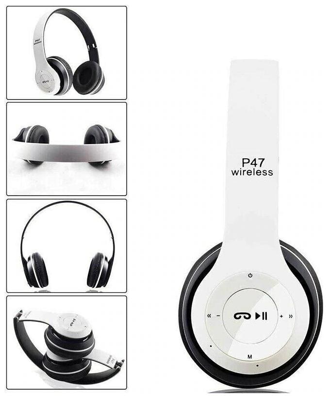 

AZANIA On-Ear Bluetooth Headset ( White )