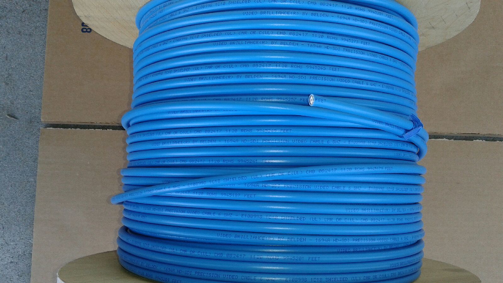 

Belden 1694A HD-SDI RG-6 Digital Video Cable 4 5 GHZ 100 ft without connector