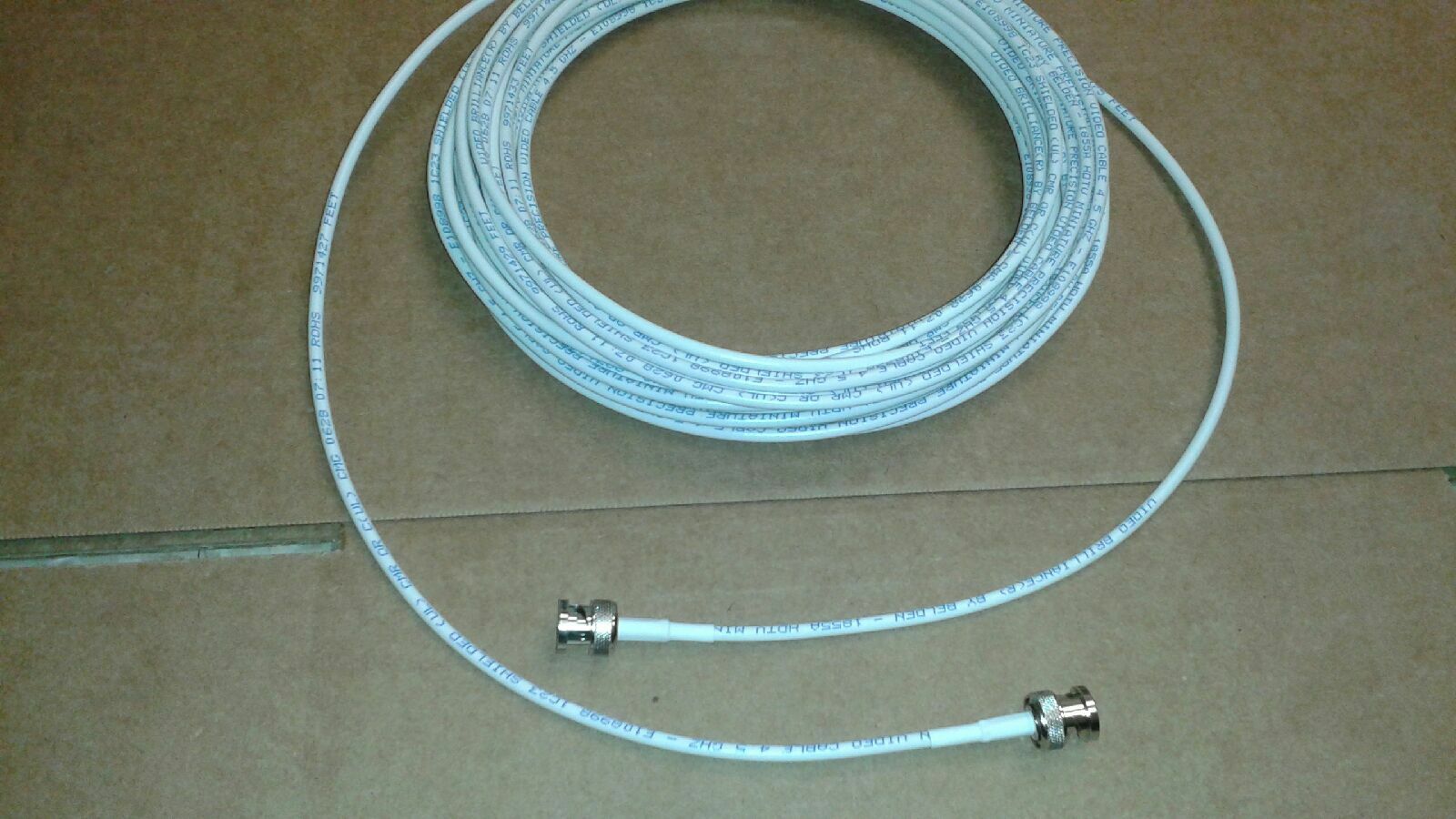 

Belden 1855A HD-SDI Mini RG59 Video Cable 4 5 GHZ BNC Male to BNC Male 20 ft